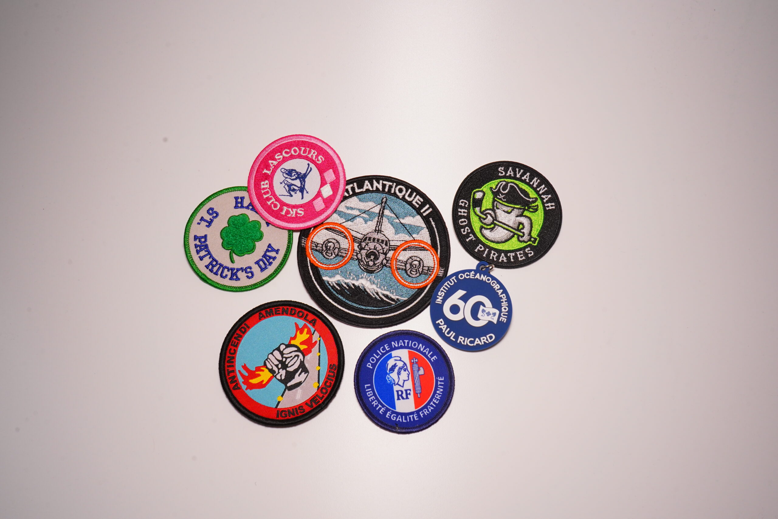 Exemples de patchs ronds