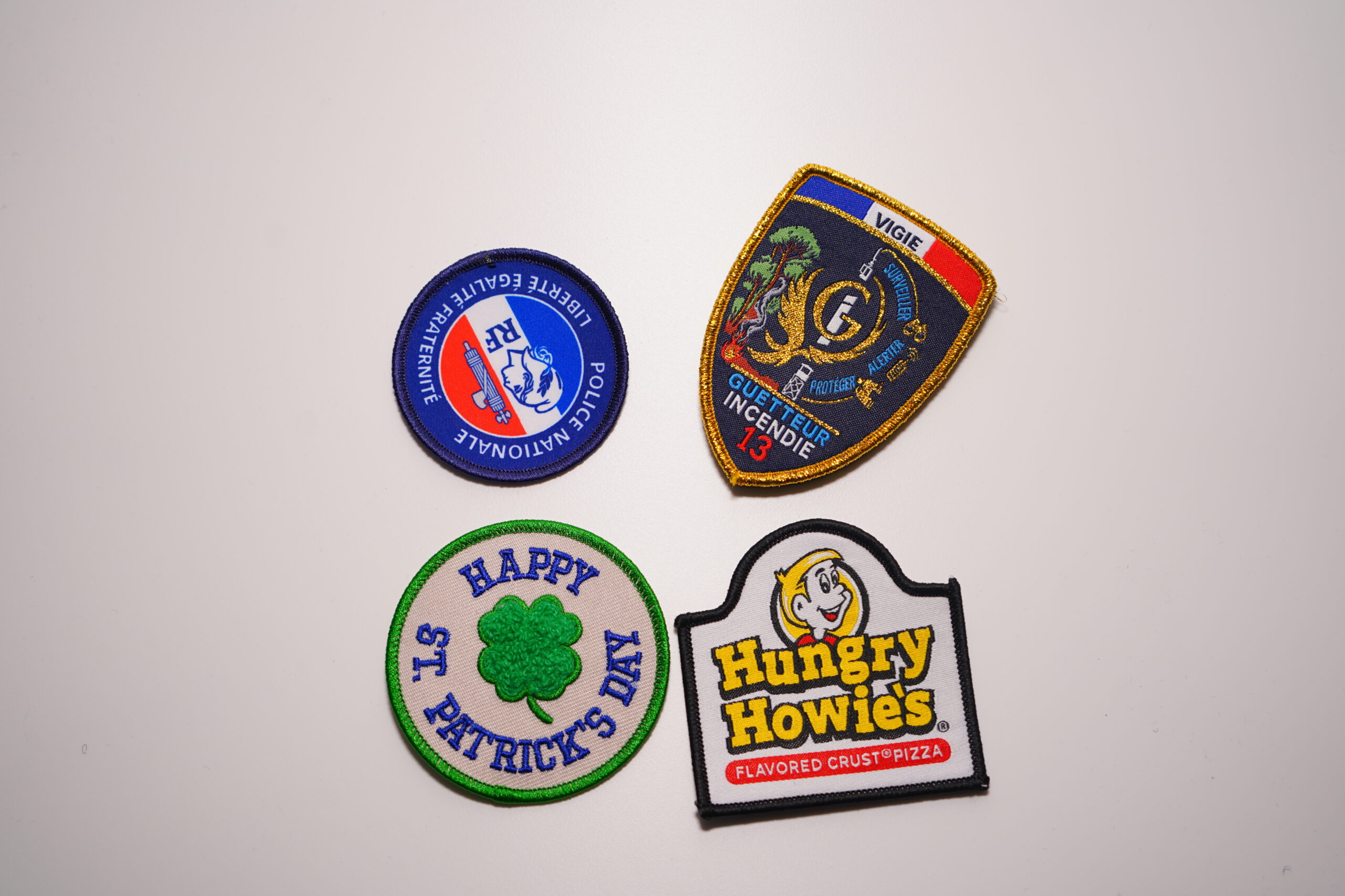Finition bourdon pour patch personnalisé